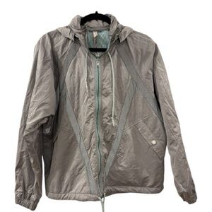 FP Movement by Free People Gray and Mint Windbreaker